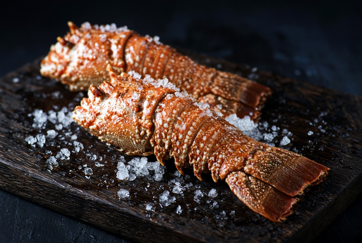 Caribbean lobster tails